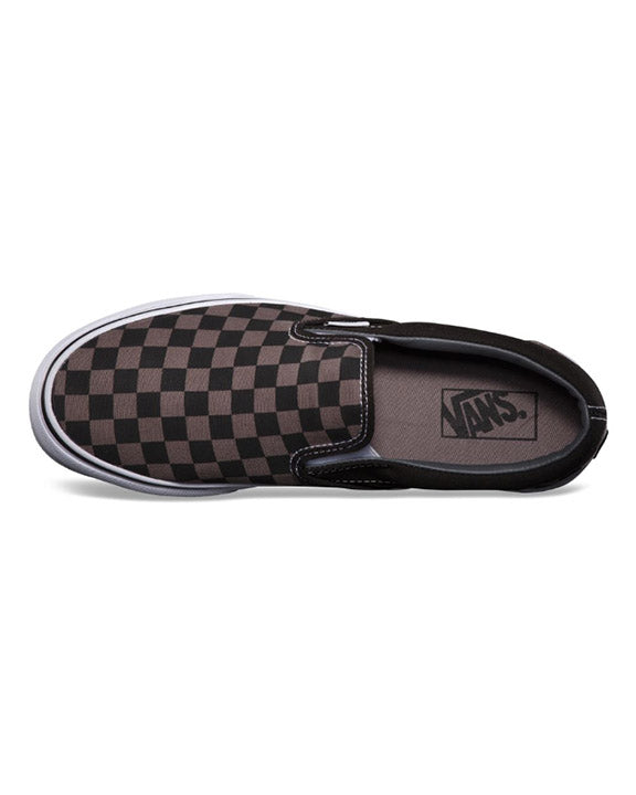 Classic Slip-On Shoes - Black/Pewter - Boutique Adrenaline