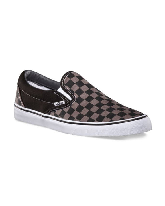 Classic Slip-On Shoes - Black/Pewter - Boutique Adrenaline