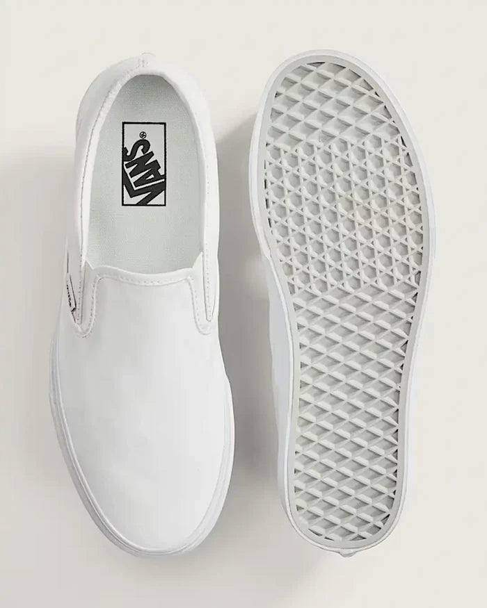 Classic Slip-On Shoes - True White