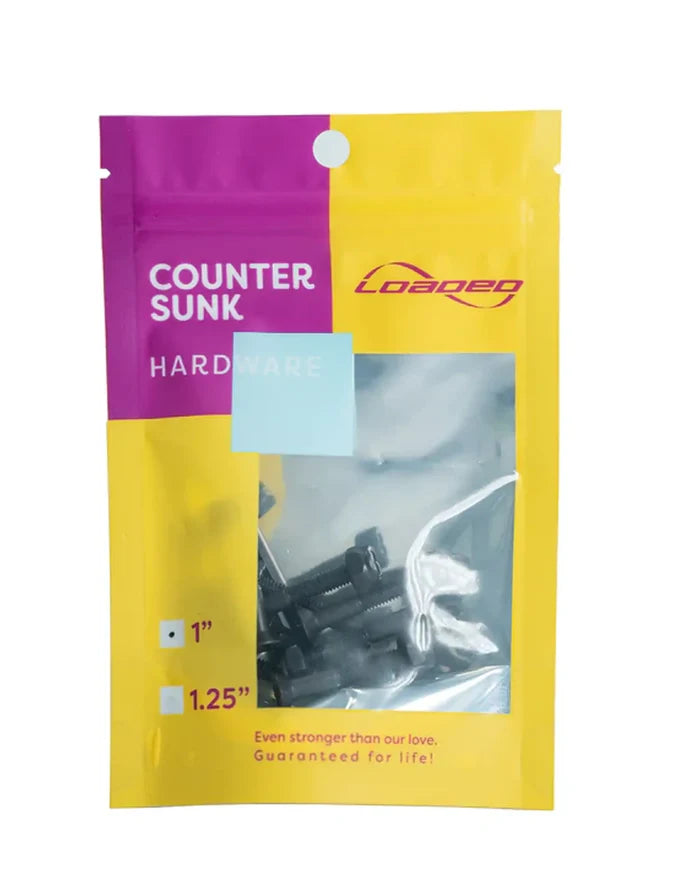 Countersunk Hardware - Black