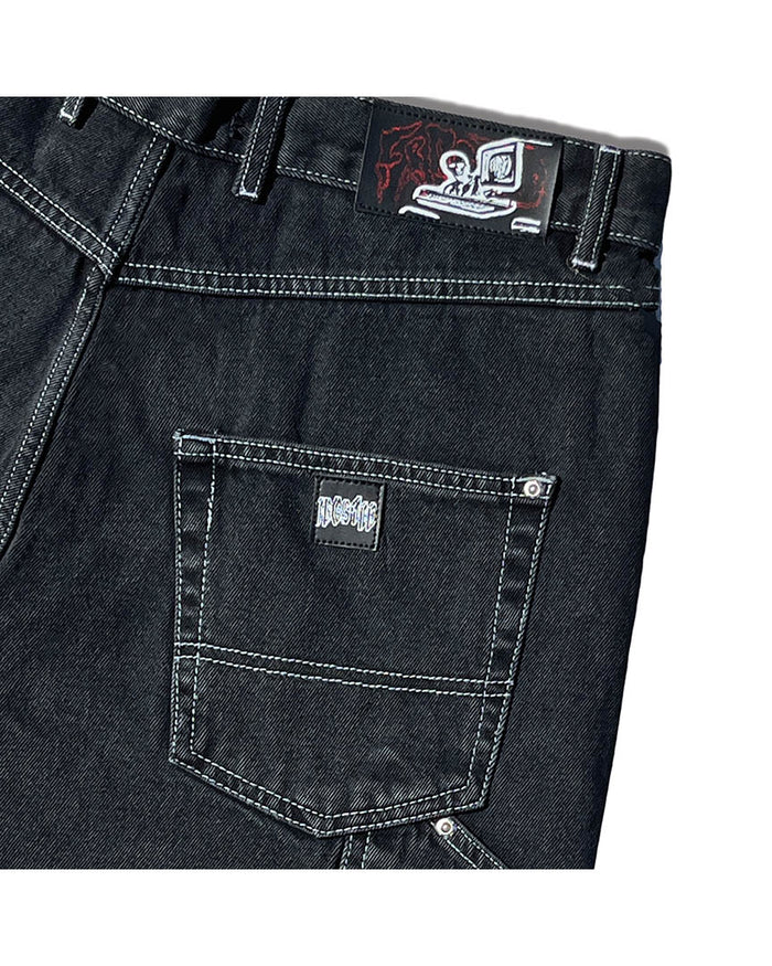 Cpu Jorts Baggy Shorts - Off Black