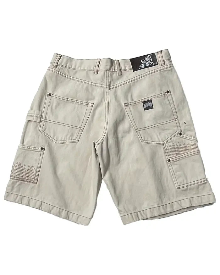 Cpu Jorts Baggy Shorts - Off White