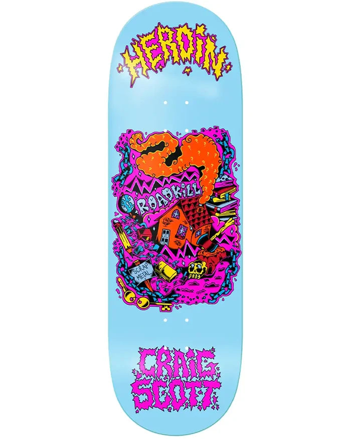 Craig Questions Scrap Metal Skateboard Deck