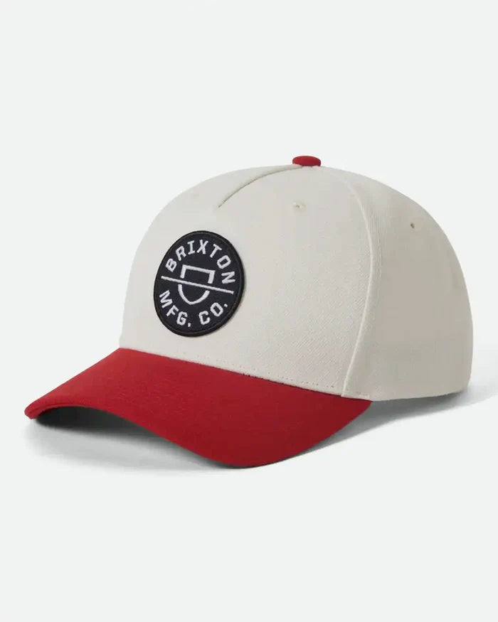 Crest C Mp Snapback Hat - Off White