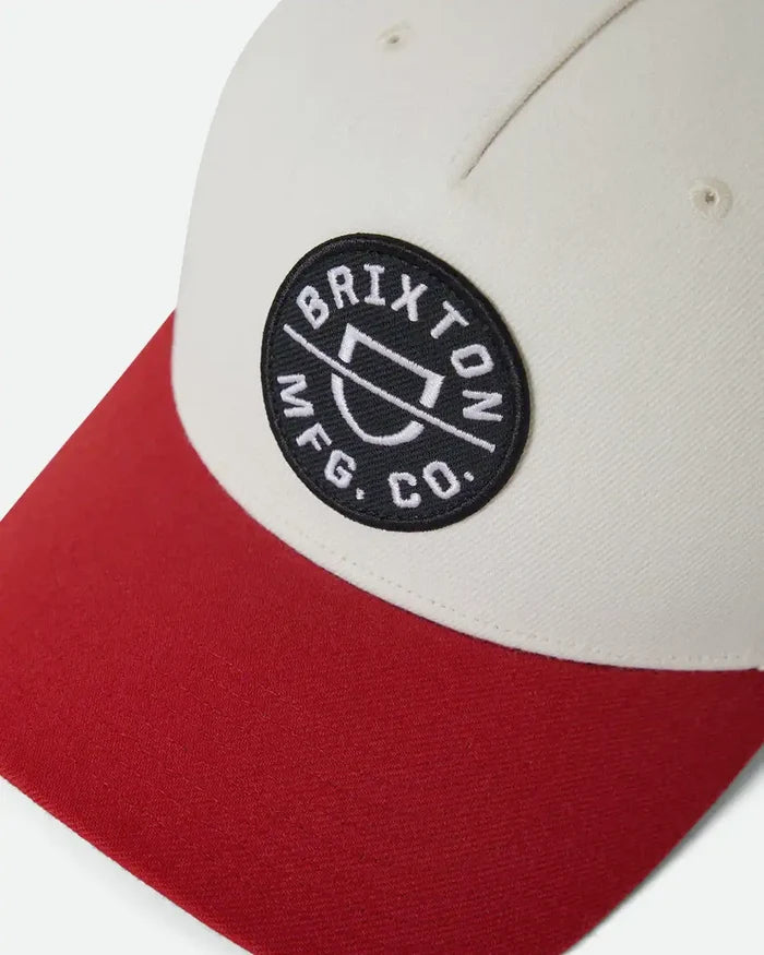 Crest C Mp Snapback Hat - Off White