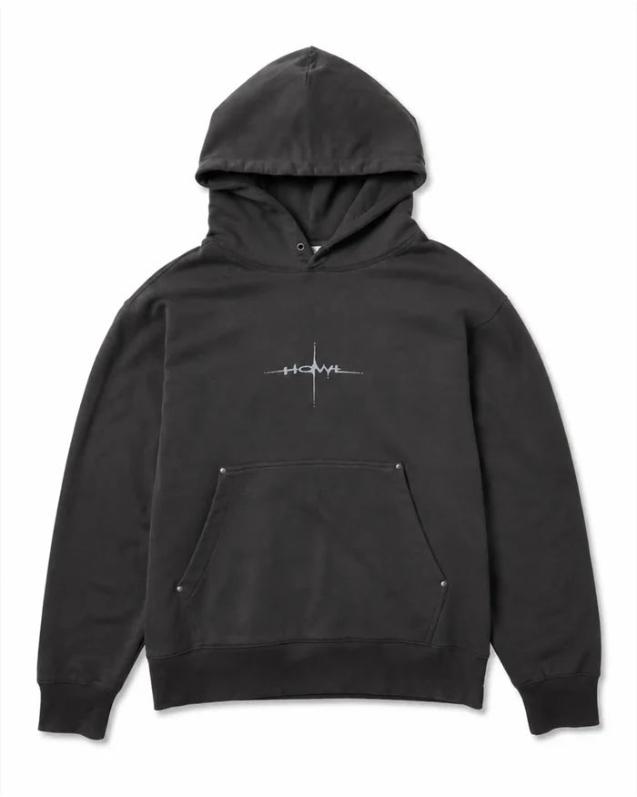 Cropped Hoodie - Washed Charcoal
