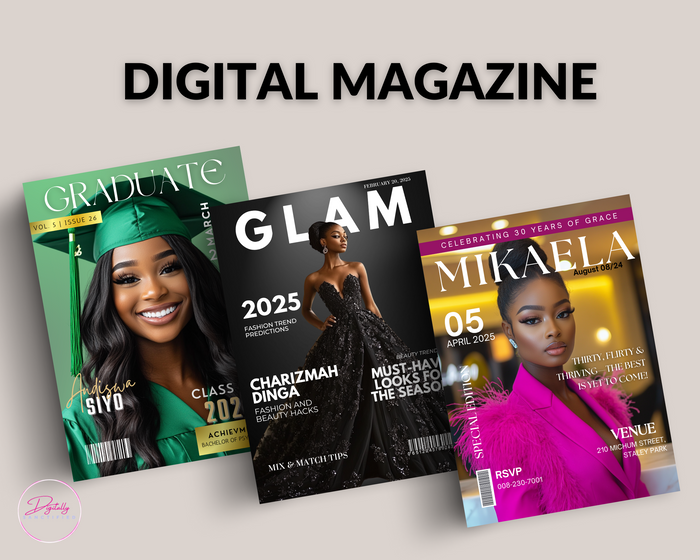Custom Digital Magazine Cover