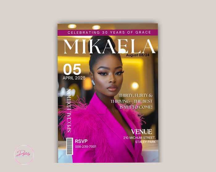Custom Digital Magazine Cover