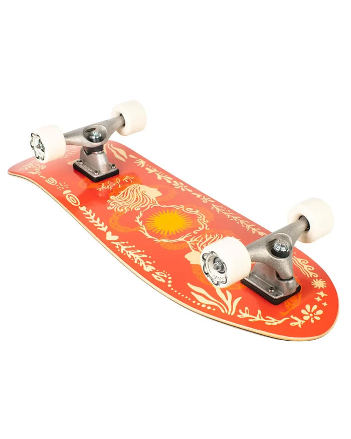 Cx Grlswirl Sunflower Complete Surfskate