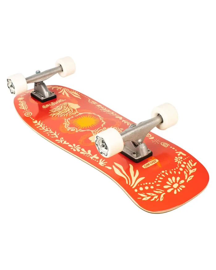 Cx Grlswirl Sunflower Complete Surfskate