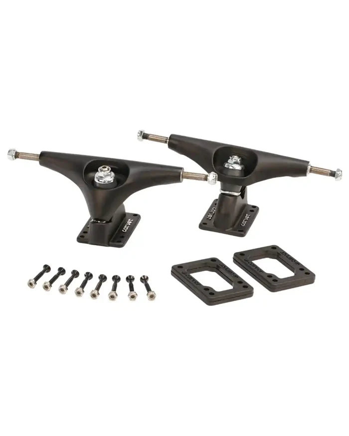 Cx Surfskate Hollow Trucks Set - Coal Black