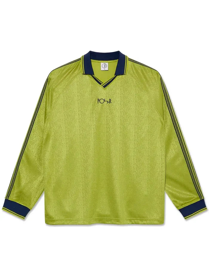 Davie Long Sleeve T-Shirt - Peridot/Dark Blue