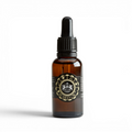 Dear Barber beard oil 30ml amber bottle on white background