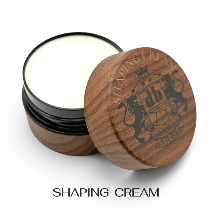 Dear Barber Shaping Cream 100ml open styling cream container showing product inside on white background