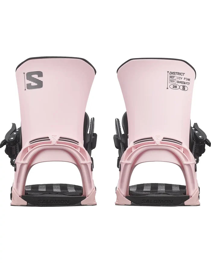 District Snowboard Bindings - Icy Pink 2027
