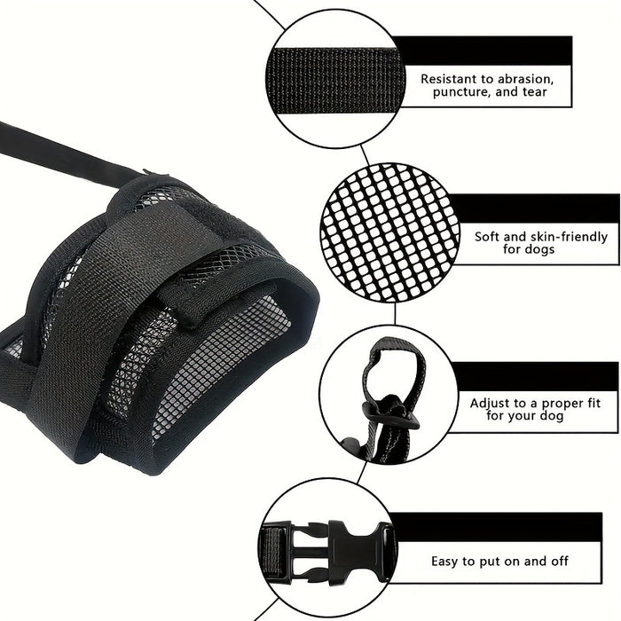 Dog Mouth Cover Muzzles Anti-biteanti-bark Anti-eat Disorderly Water Drinking