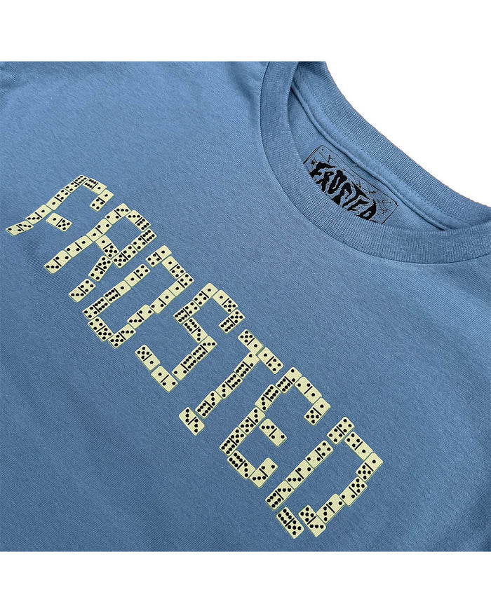 Dominos T-Shirt - Slate Blue