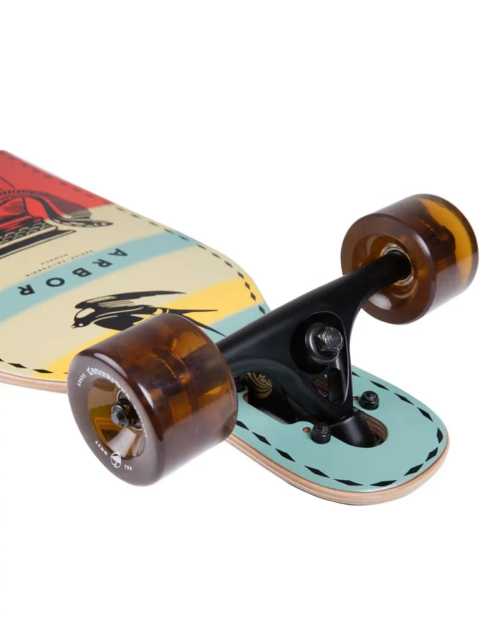 Drop Thru Artist Jess Mudgett Axis 37 Complete Longboard