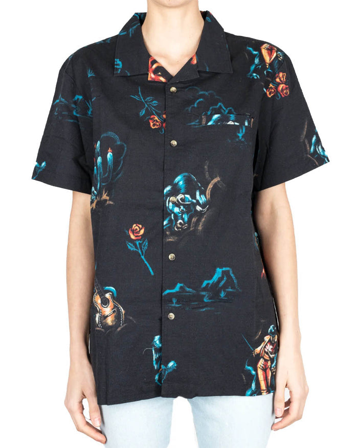 El Matador Woven Shirt - Black