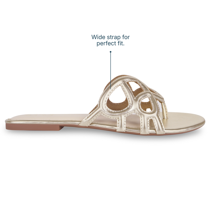 Encased Gold Flats