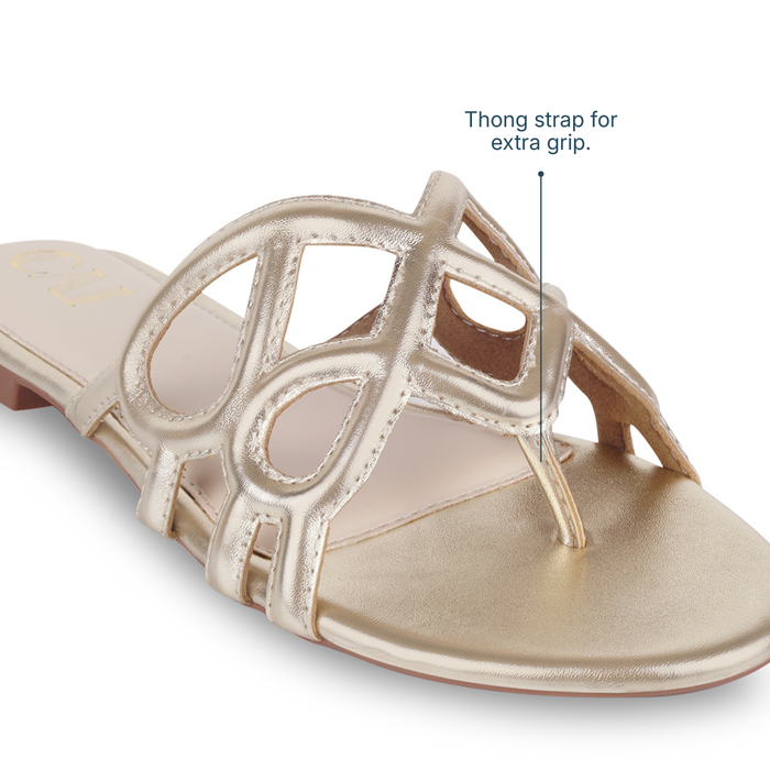 Encased Gold Flats