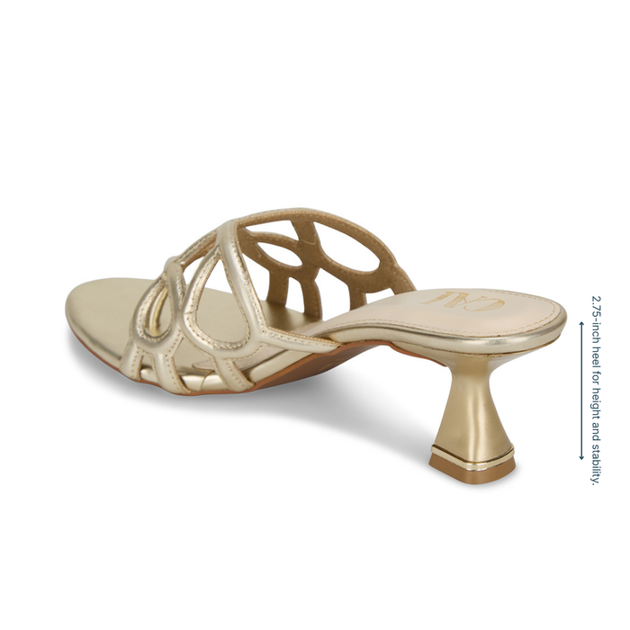 Encased Gold Heels