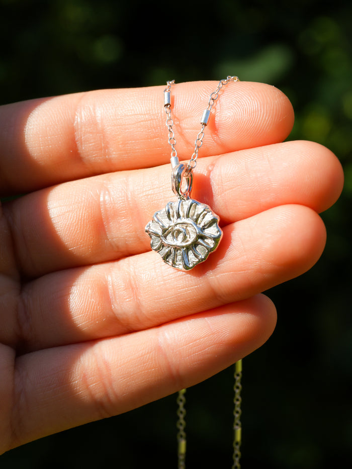 Evil Eye Molten Medallion