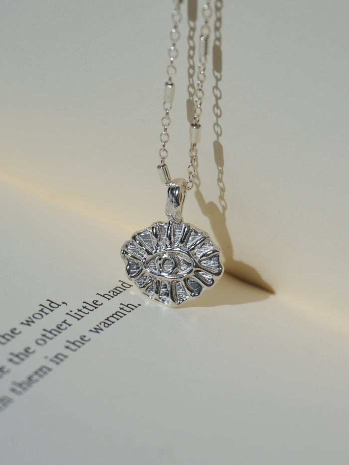 Evil Eye Molten Medallion