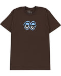 Eyes Lg Ringspun T-Shirt - Brown