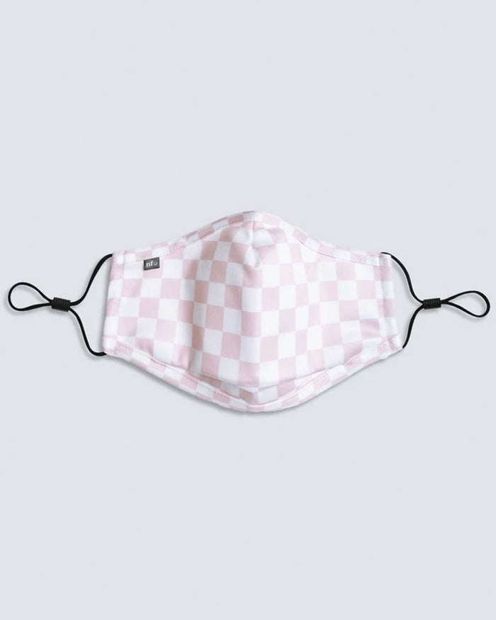 Face Mask - Pink Checkerboard