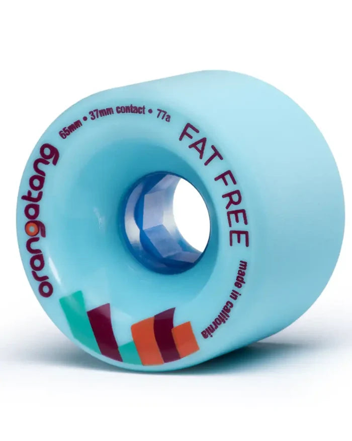 Fat Free Longboard Wheels - Blue