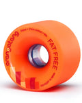 Fat Free Longboard Wheels - Orange