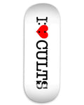 Fingerboard Deck - I Heart Cults