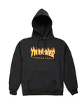 Flame Logo Hoodie - Black