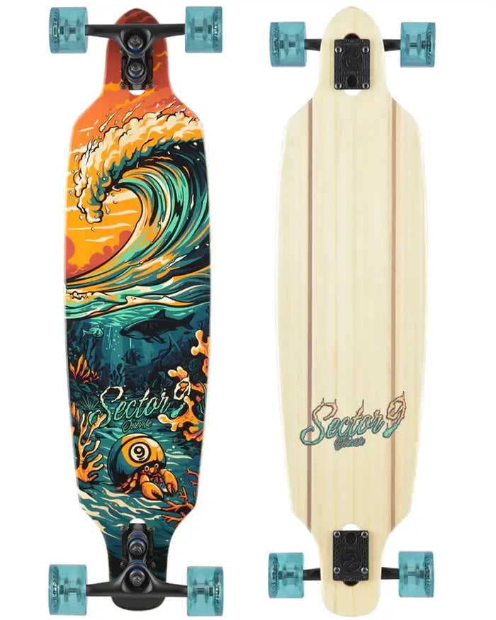 Flipside Fractal Complete Longboard