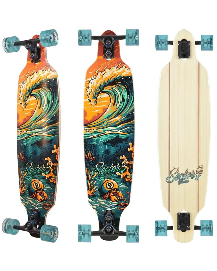 Flipside Fractal Complete Longboard
