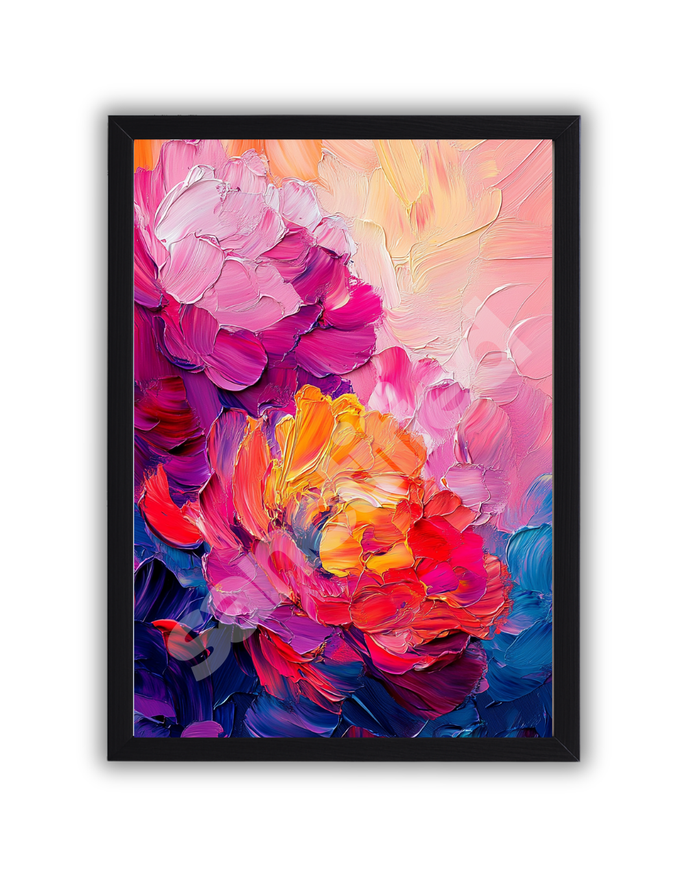 “Floral Flame” – Wall Art