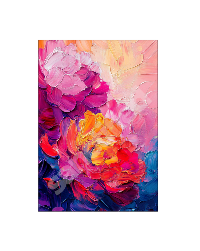 “Floral Flame” – Wall Art