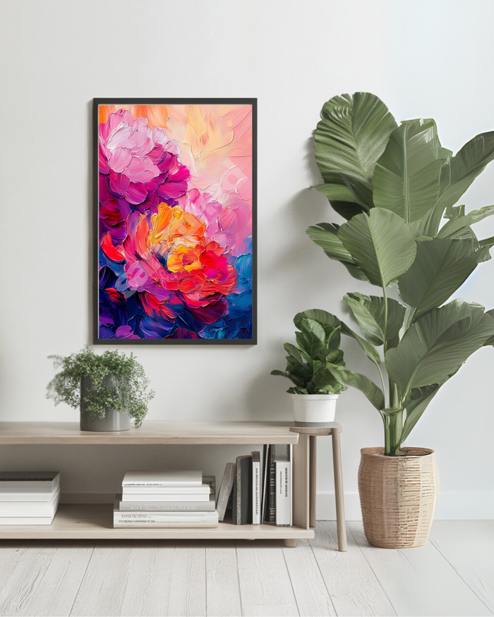 “Floral Flame” – Wall Art