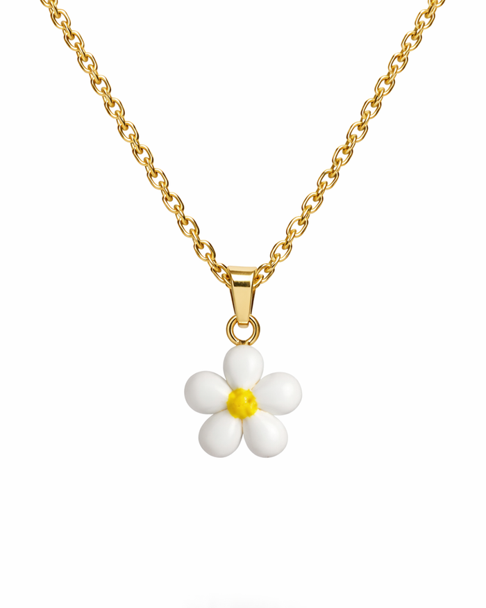 Minimalistische Daisy Kette im schlichten unisex Design, zeitlos und vielseitig tragbar