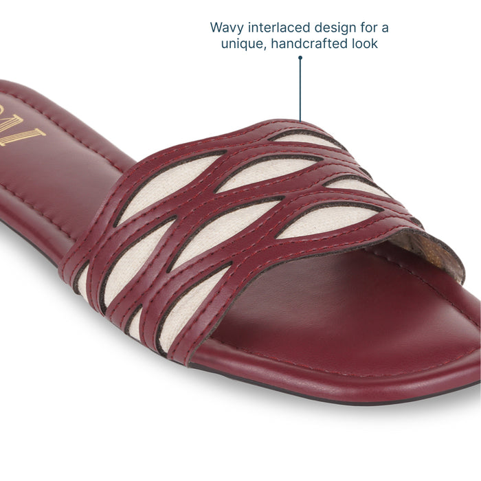 FlowLine Maroon Flats