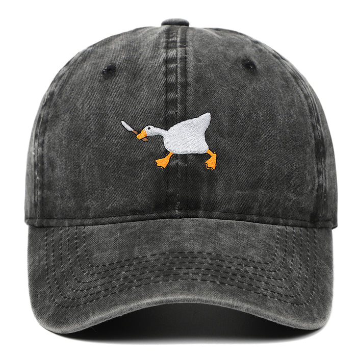Funny Embroidery Baseball Cap Men Women Trendy All-match
