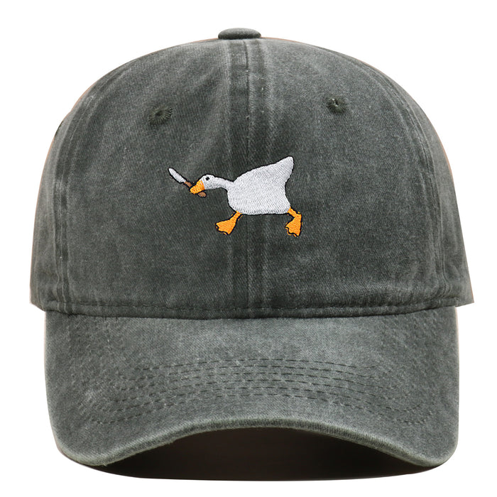 Funny Embroidery Baseball Cap Men Women Trendy All-match