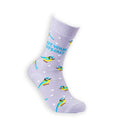 Get Your Tits Out novelty socks grey main view with bird design