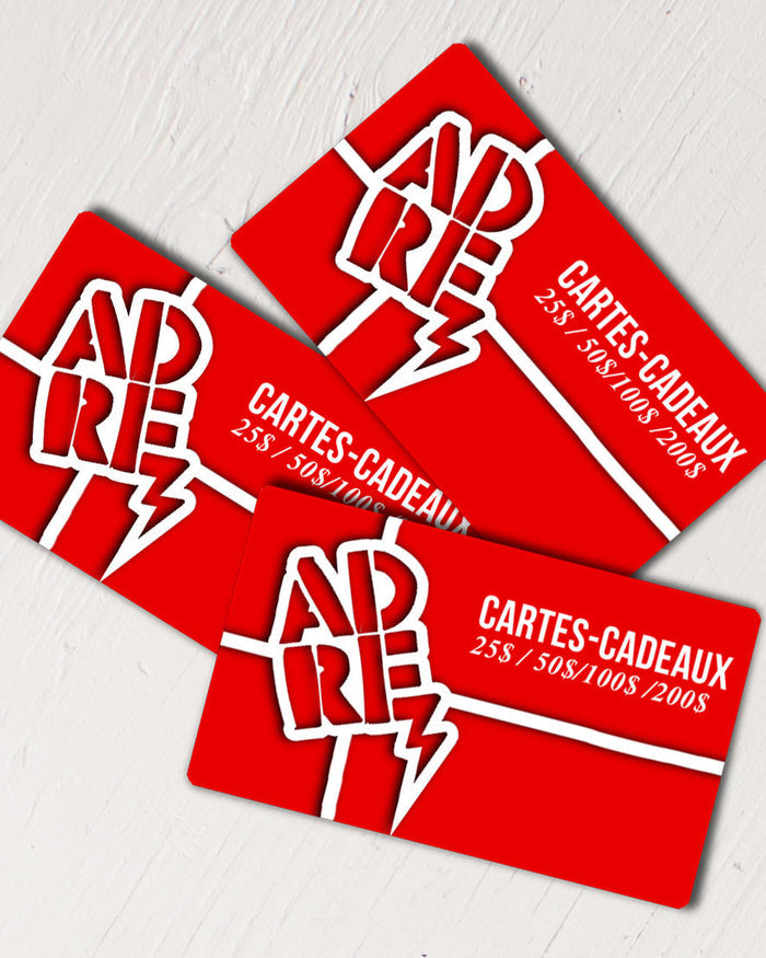 ADRENALINE -Carte-Cadeau