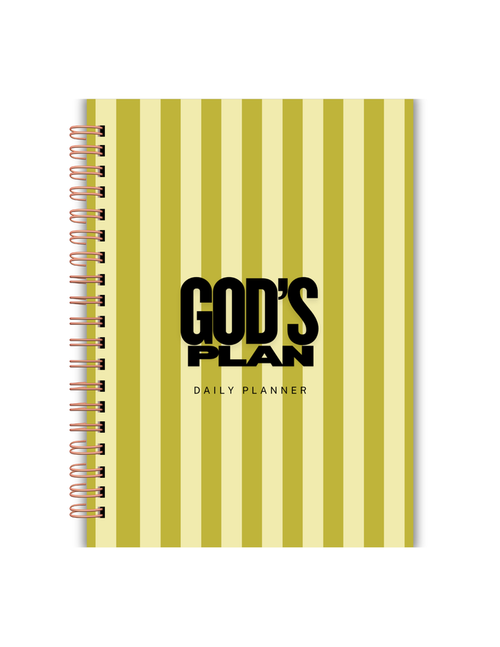 "God's Plan" Daily Planner