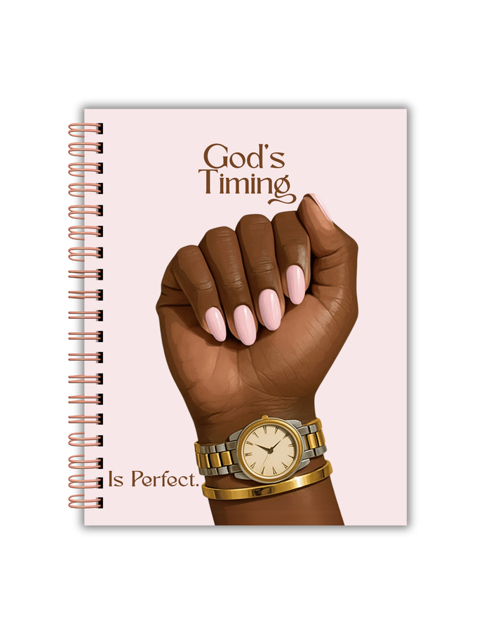 “GOD’S TIMING IS PERFECT” Notebook