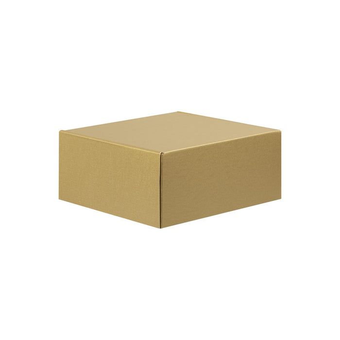 Gold Lid Square Shipper Box – (Pack of 10)