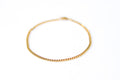 Gold tone chain anklet, ankle bracelet, gift for her