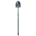 Green Thumb Round-Point Shovel Fiberglass Handle